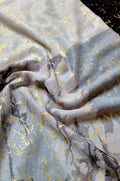 Deluxe Marble Print Hijab with Foil Detailing