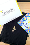 Black Pleated Gift Set