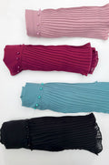 Graceful Chiffon Hijab with Pleated Border