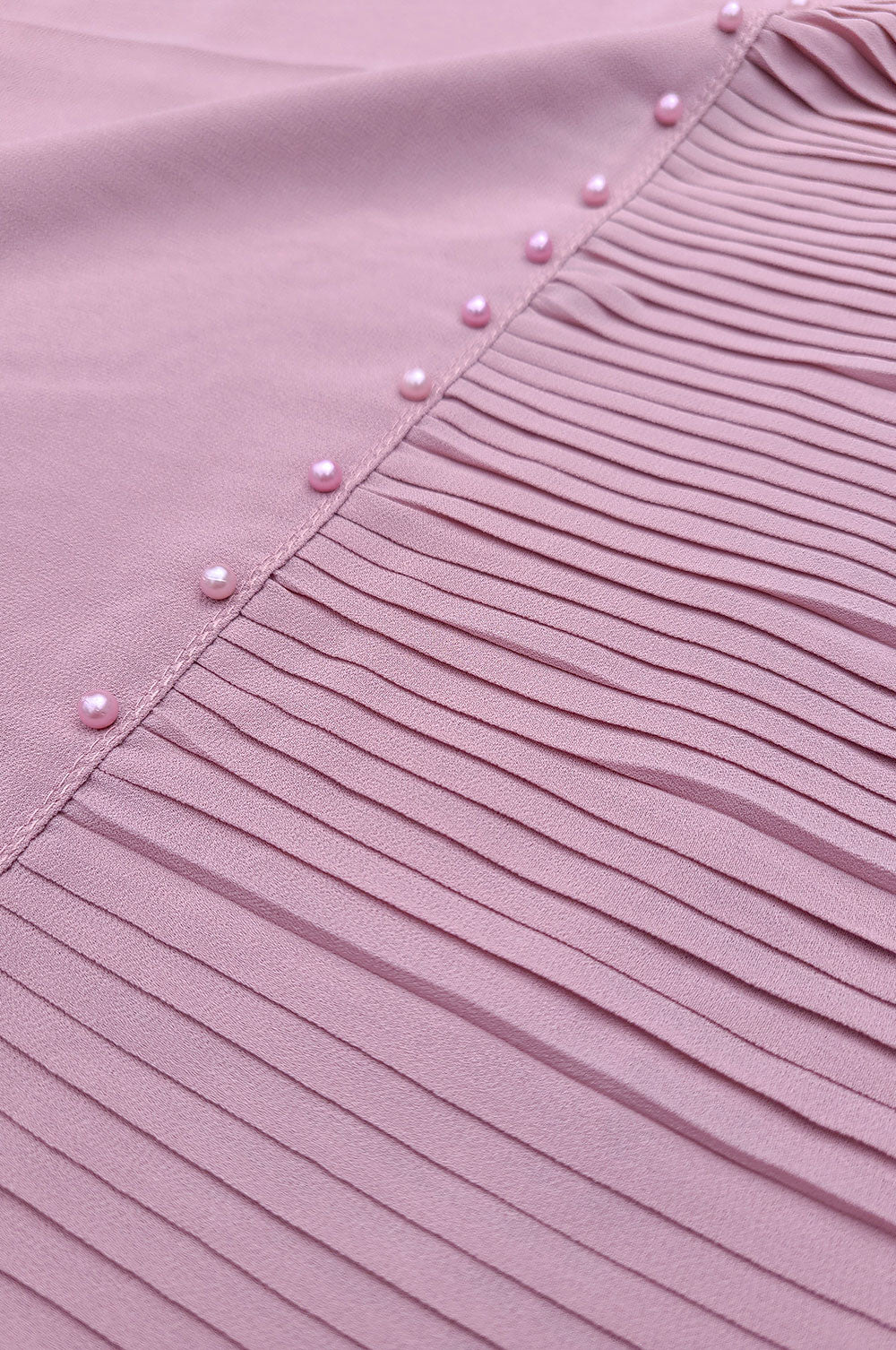 Graceful Chiffon Hijab with Pleated Border