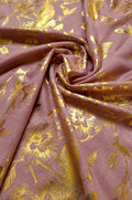 Luxe Gold Floral Foil Print Hijab