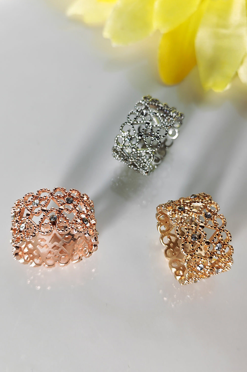 NEW Filigree Hijab Rings