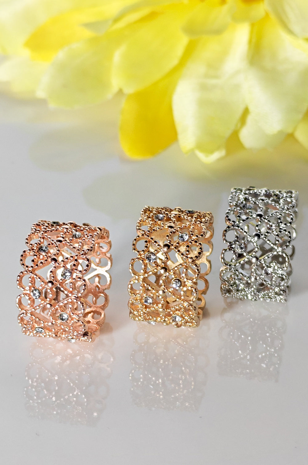 NEW Filigree Hijab Rings