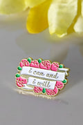 NEW Floral Affirmation Enamel Pins