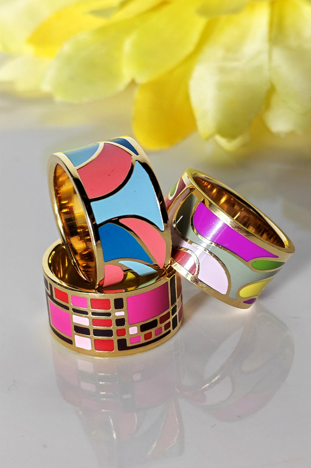 NEW Luxe Enamel Hijab Ring