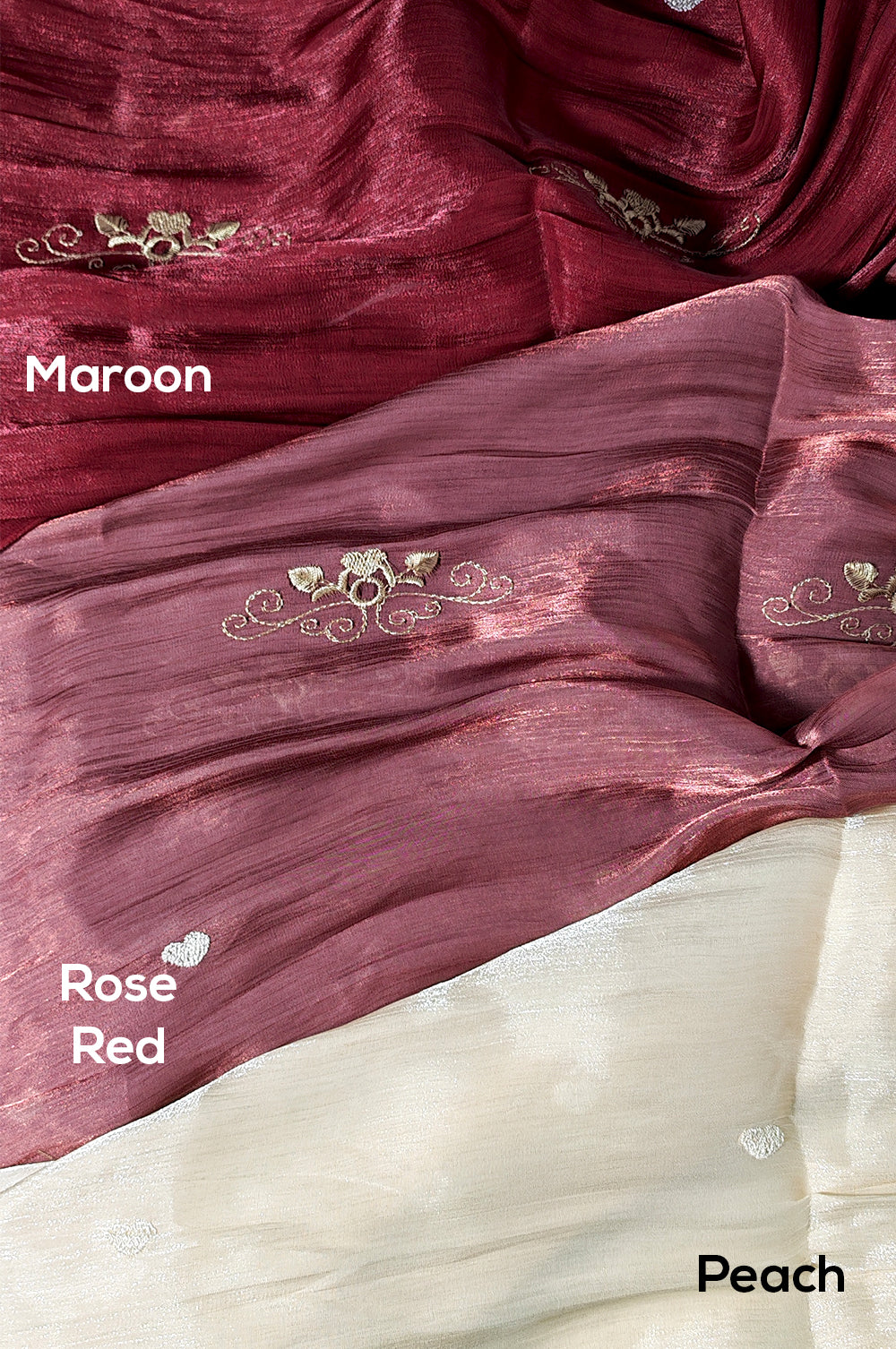 NEW Embroidered Shimmer Hijab