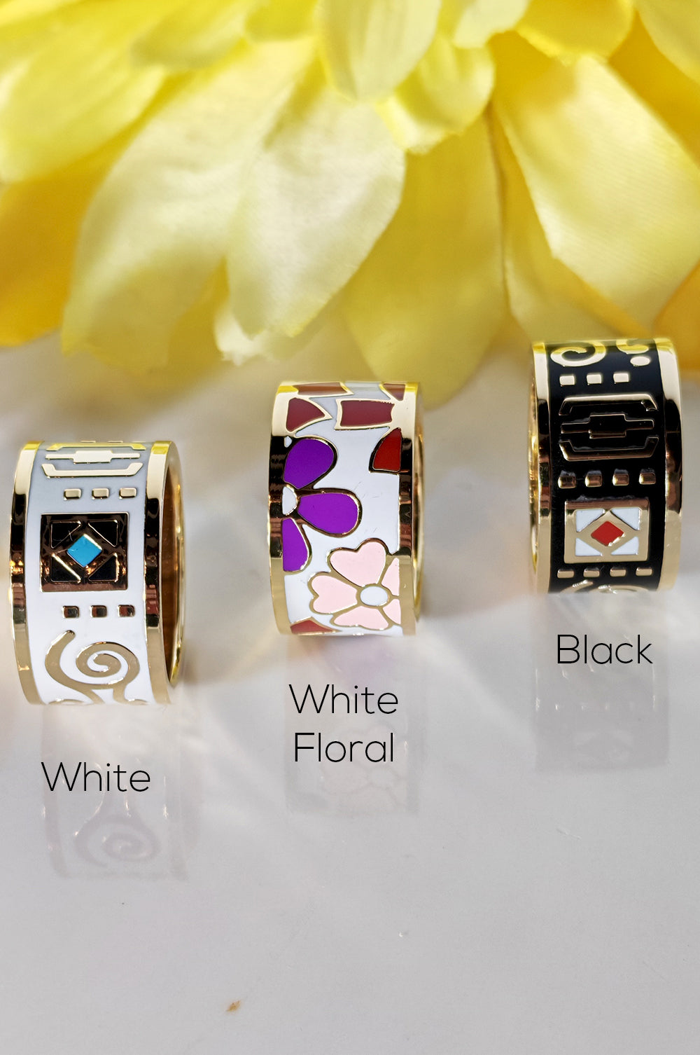 NEW Luxe Enamel Hijab Ring
