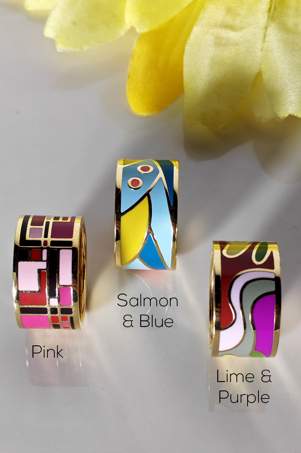 NEW Luxe Enamel Hijab Ring
