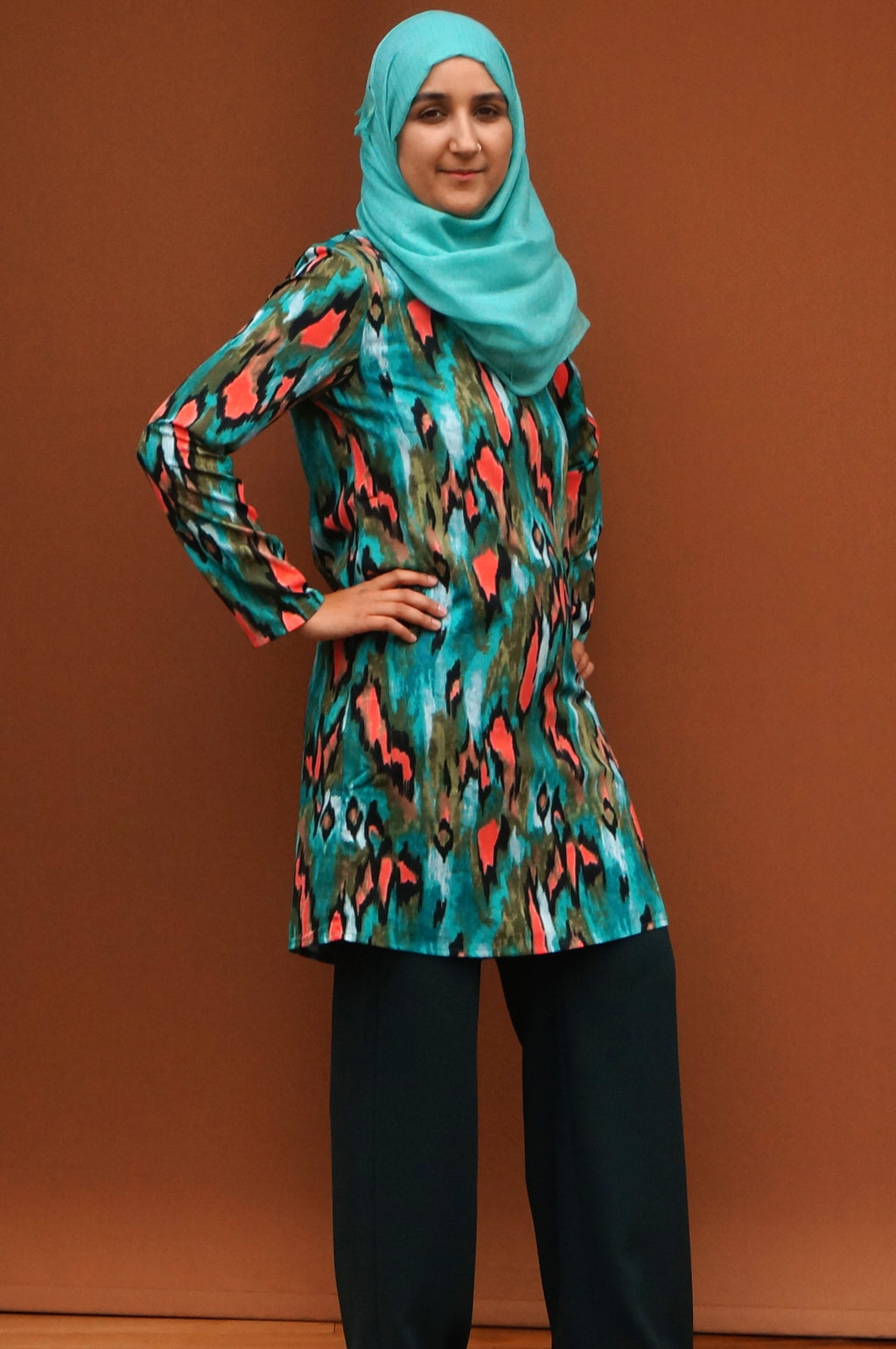 Compania Fantastica | Watercolour Green Tunic