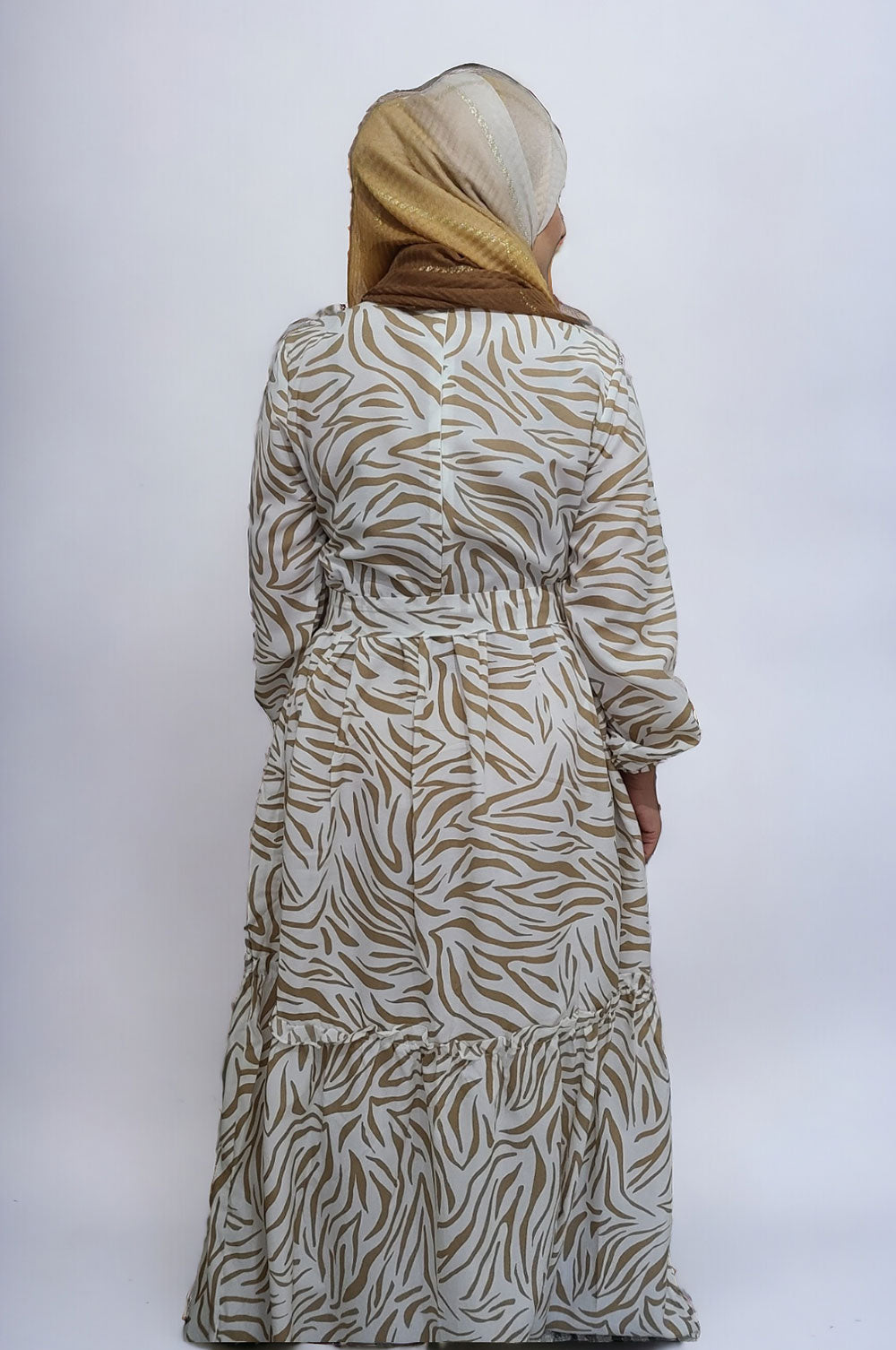 bee&Humble | Zebra Striped Maxi Dress