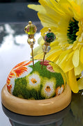 NEW Pin Cushion and Pin Set - Green
