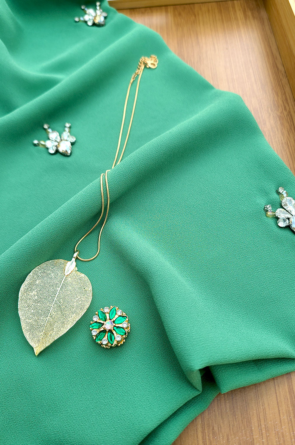Green Rhinestone Gift Set