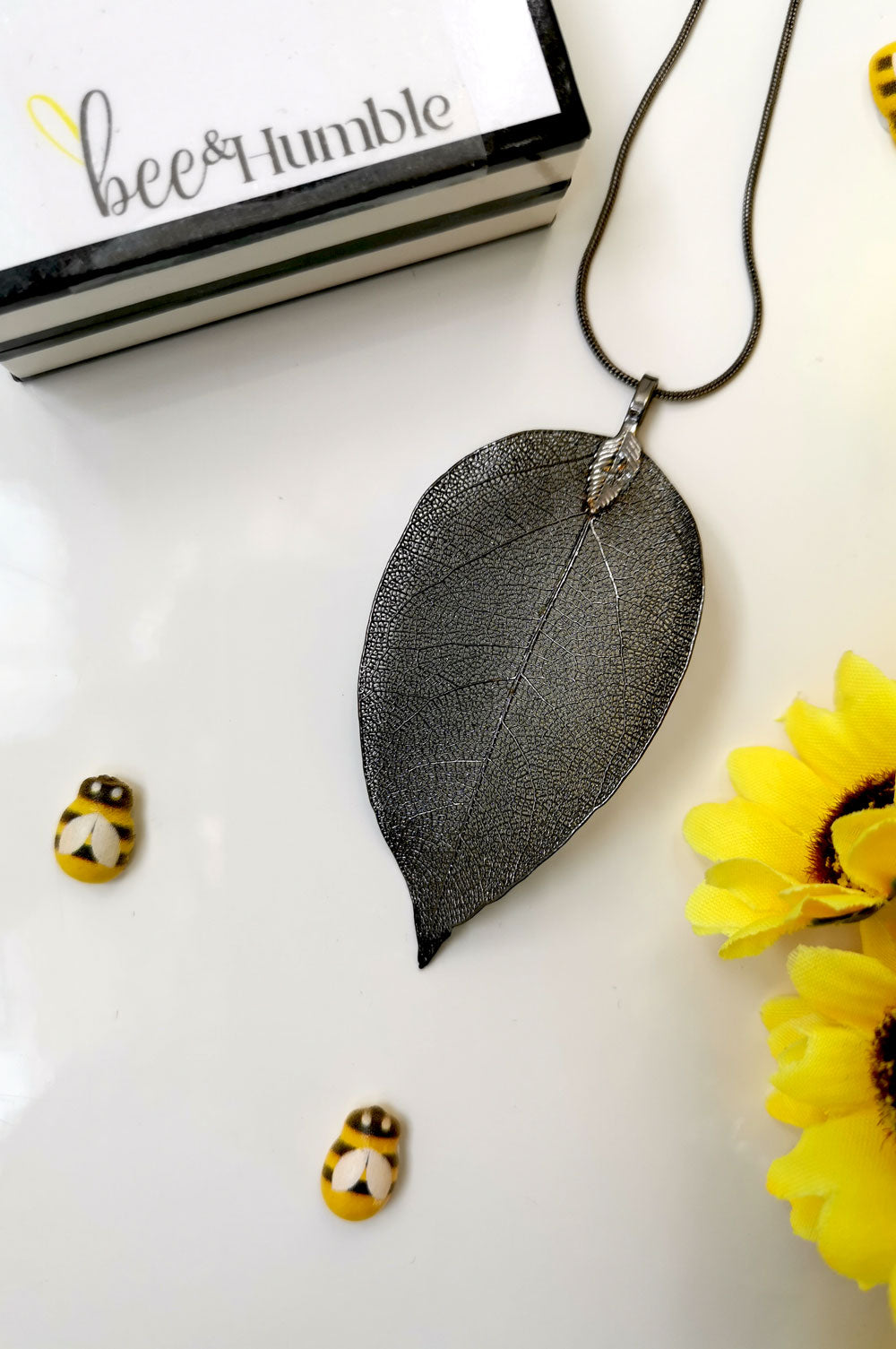 Natural Leaf Necklace