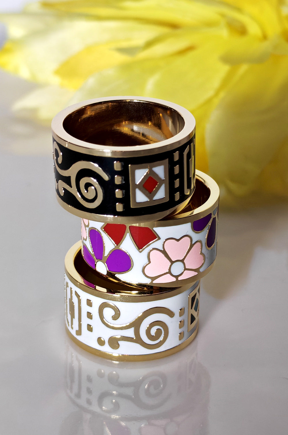 NEW Luxe Enamel Hijab Ring