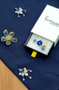 Navy Rhinestone Gift Set